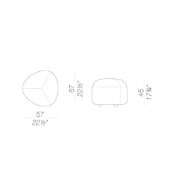 Kipu D01 Hocker H45cm