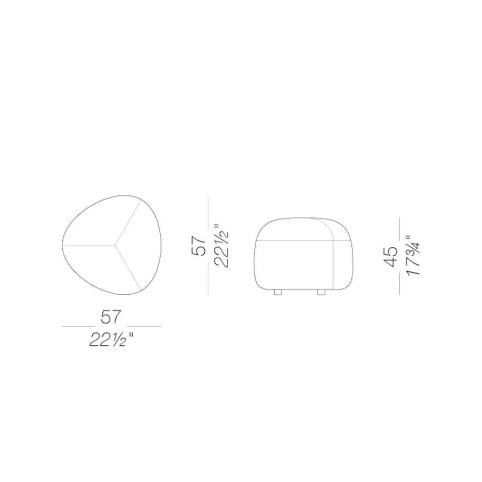 Kipu D01 Hocker H45cm