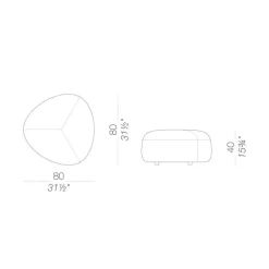 Kipu D02 Hocker H40cm