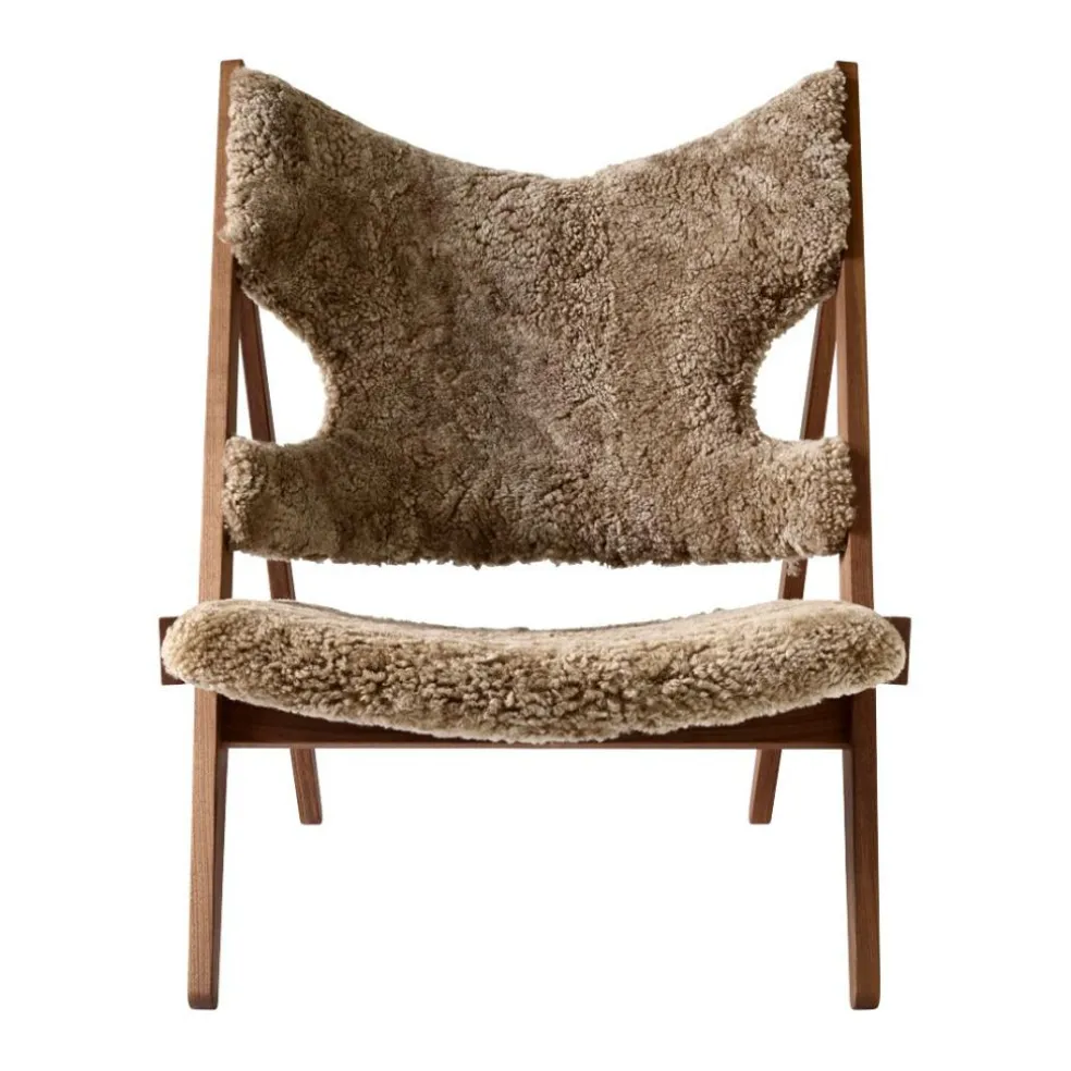 Knitting Lounge Chair Schaffell