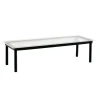 Kofi Couchtisch Gestell Eiche schwarz lackiert 140x50cm