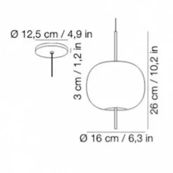 Kushi 16 Pendelleuchte