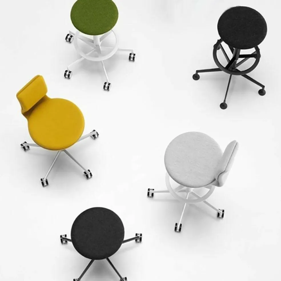 Lab S72 Drehhocker 47-60cm