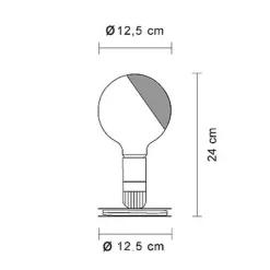 Lampadina Tischleuchte