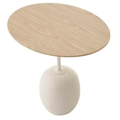Lato LN9 Beistelltisch Platte Holz oval
