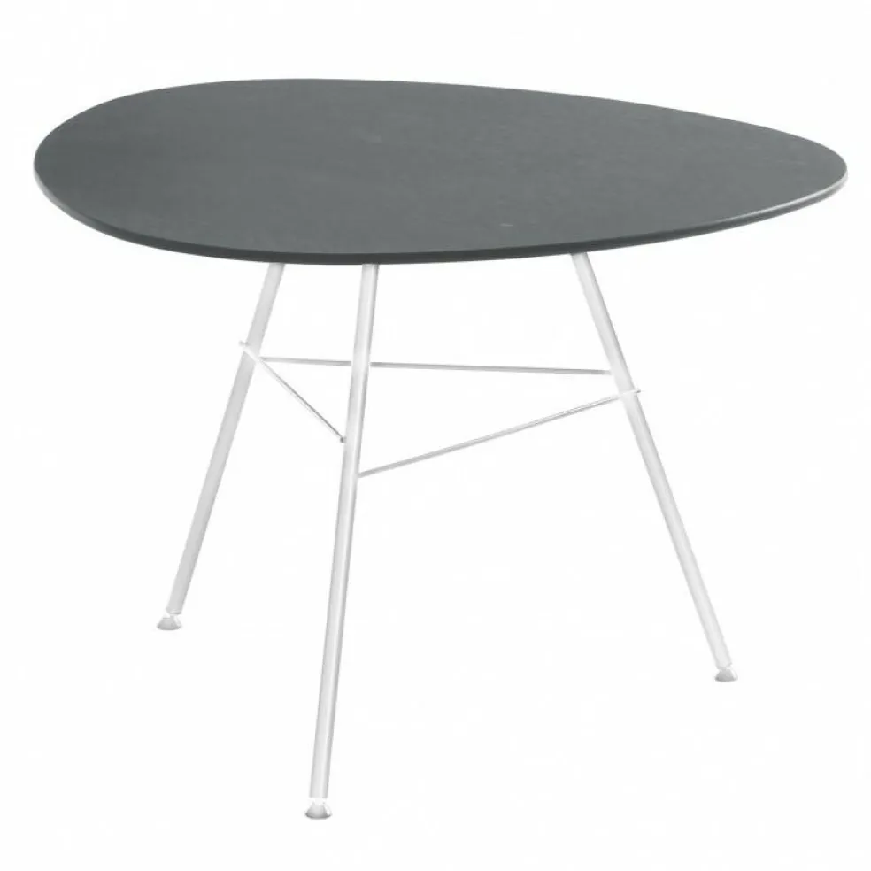 Leaf Garten Beistelltisch dreieckig H50