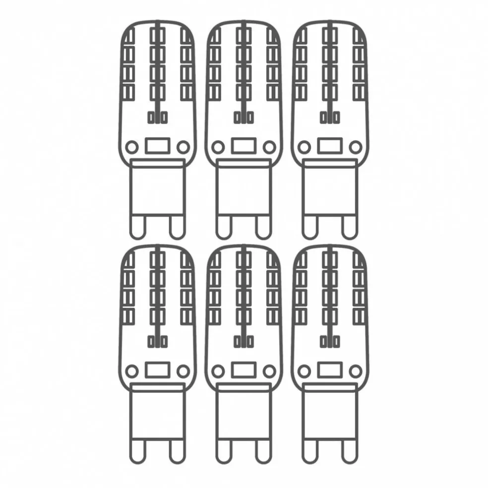 LED G9 PIN 2,2W 6er Set