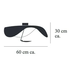 Lederam Manta CWS1 LED Decken-/Wandleuchte