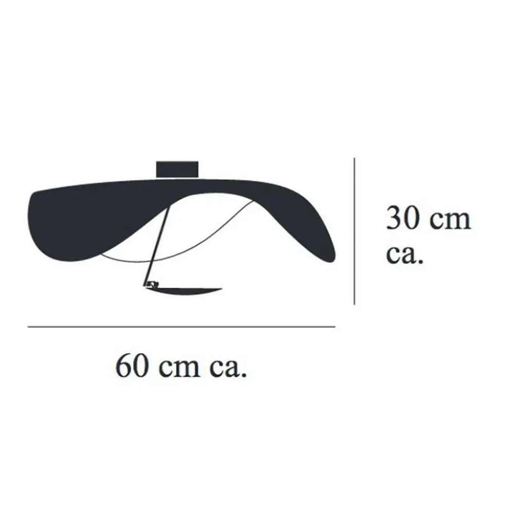 Lederam Manta CWS1 LED Decken-/Wandleuchte