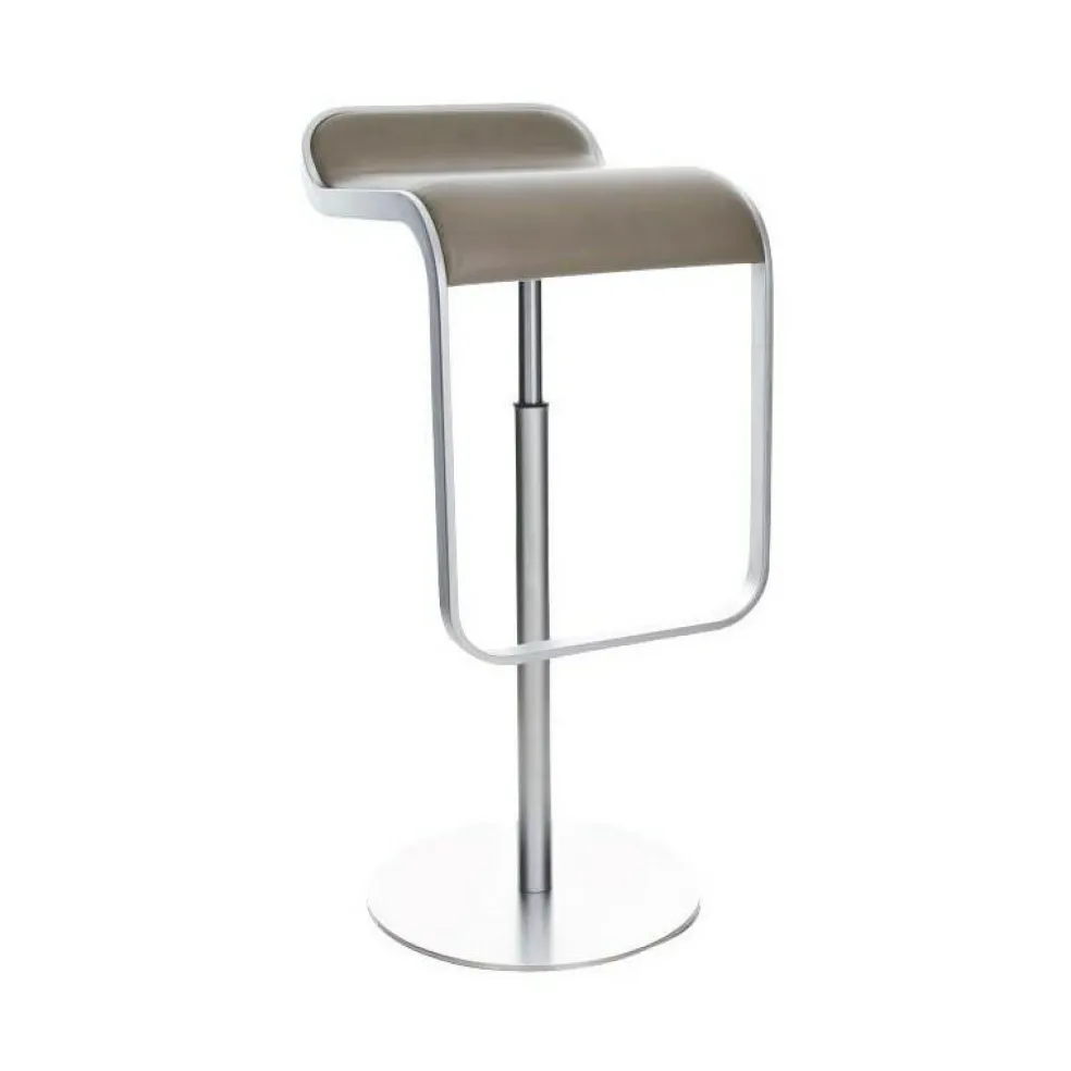 LEM S80 Barhocker Sitzfläche Leder 66-79cm