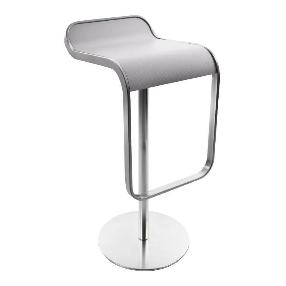 LEM S81 Barhocker Sitzfläche Edelstahl H88cm