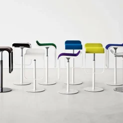 LEM S81 Barhocker Sitzfläche Edelstahl H88cm