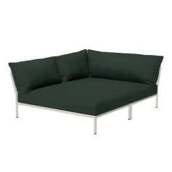 Level 2 Cozy Gartensofa links Gestell muted white