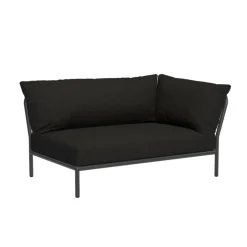 Level 2 Gartensofa rechts Gestell dunkelgrau