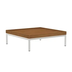 Level / Level 2 Outdoor Couchtisch Bambus 81x81cm