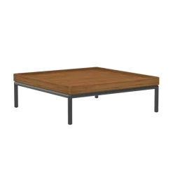 Level / Level 2 Outdoor Couchtisch Bambus 81x81cm