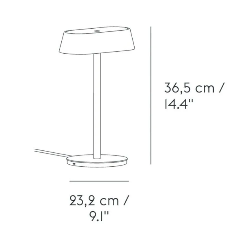 Linear LED Tischleuchte