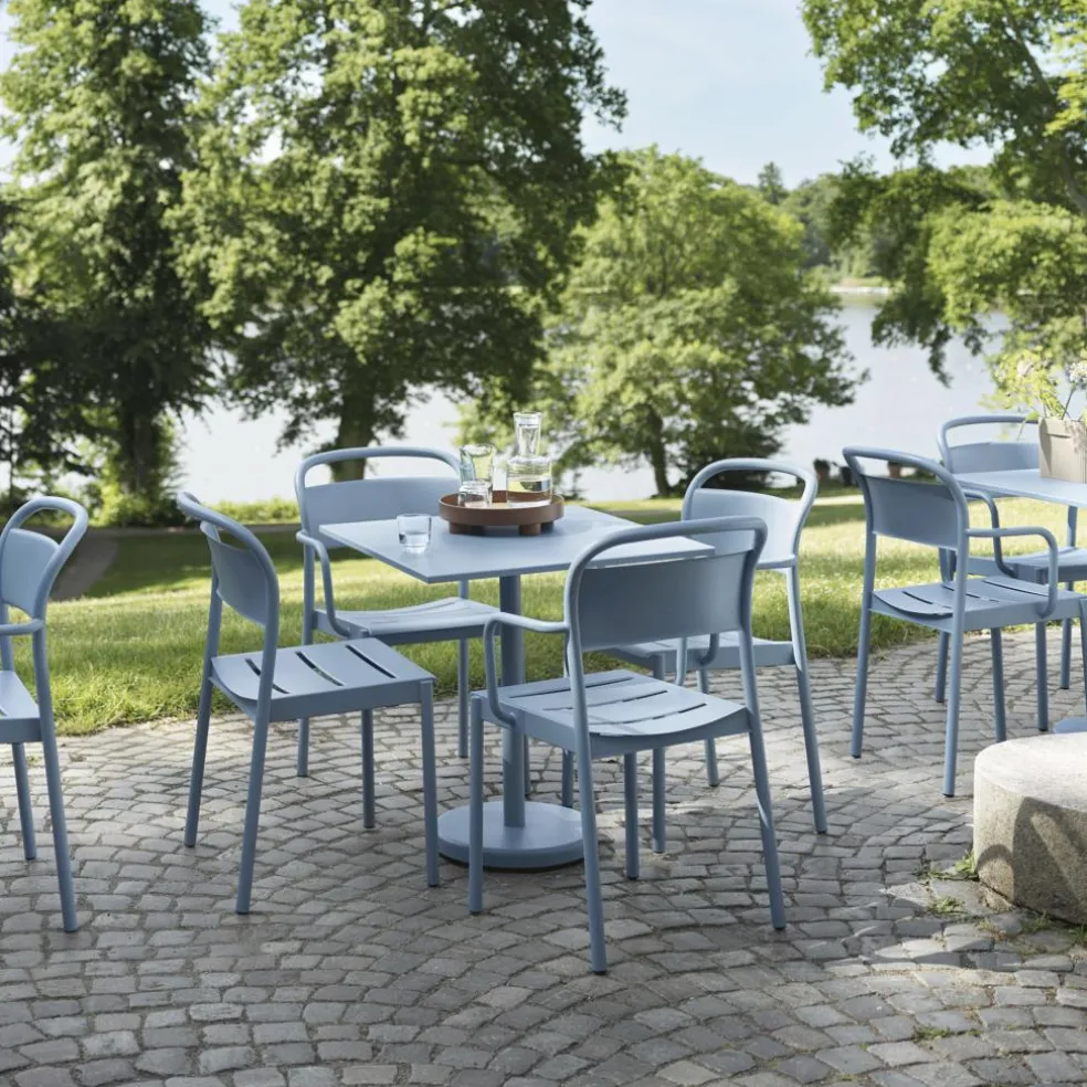 Linear Steel Bistrotisch 70x73x70cm