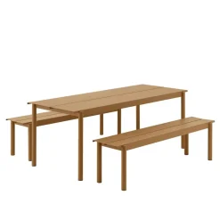 Linear Steel Gartenbank 170cm