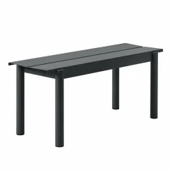 Linear Steel Gartenbank 110cm