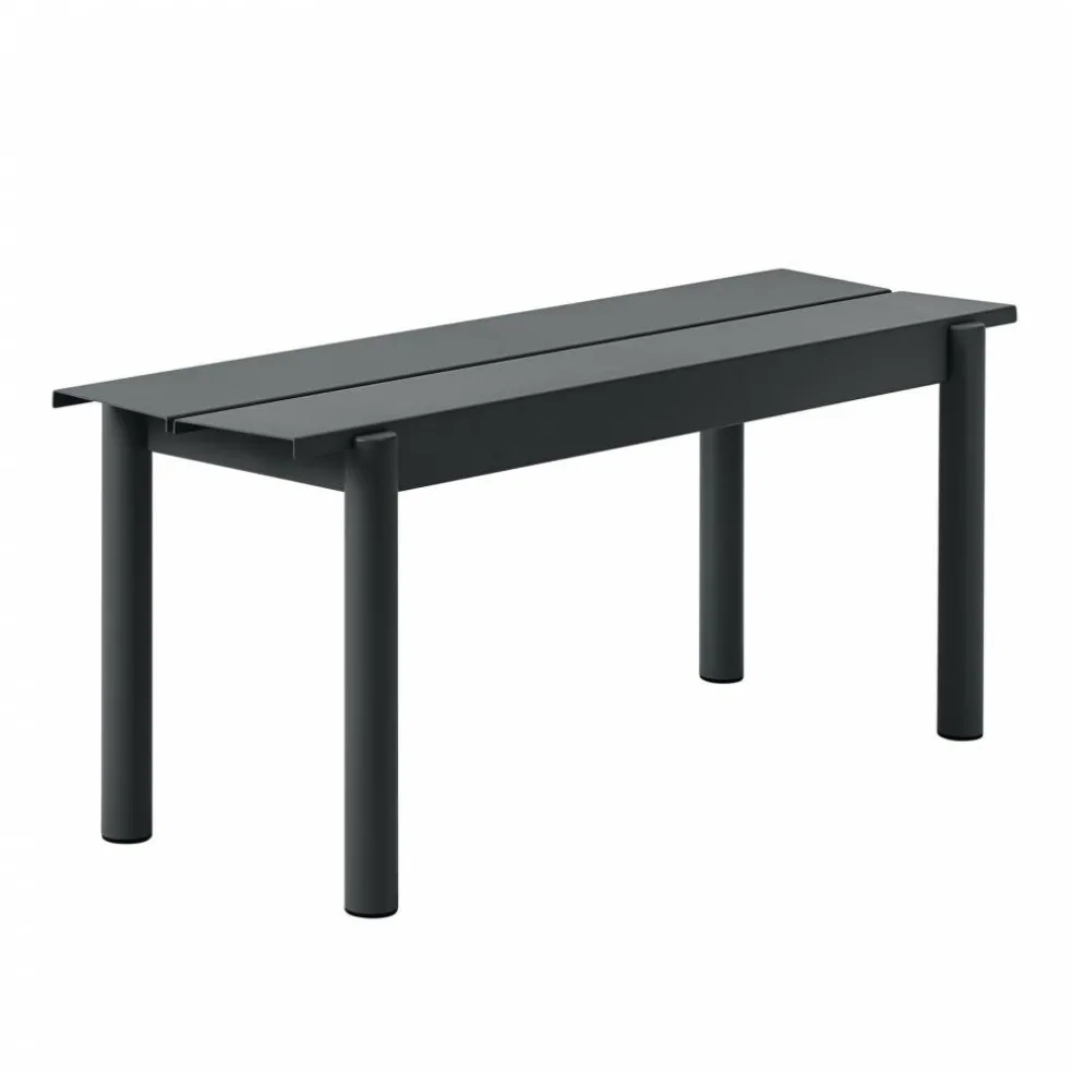 Linear Steel Gartenbank 110cm