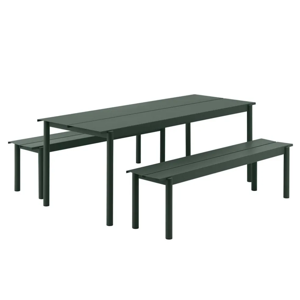 Linear Steel Gartenset L 200cm