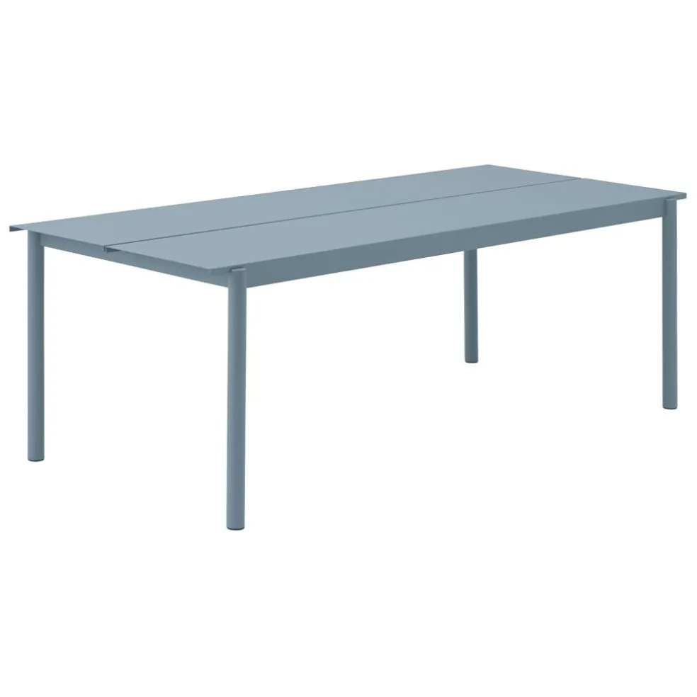 Linear Steel Gartentisch 220x90cm
