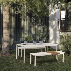 Linear Steel Gartentisch 200x75cm