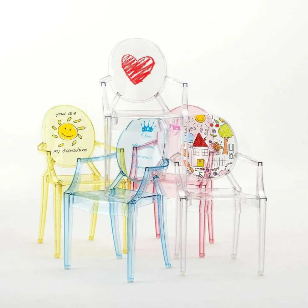 Lou Lou Ghost Kinderstuhl mit Motiv