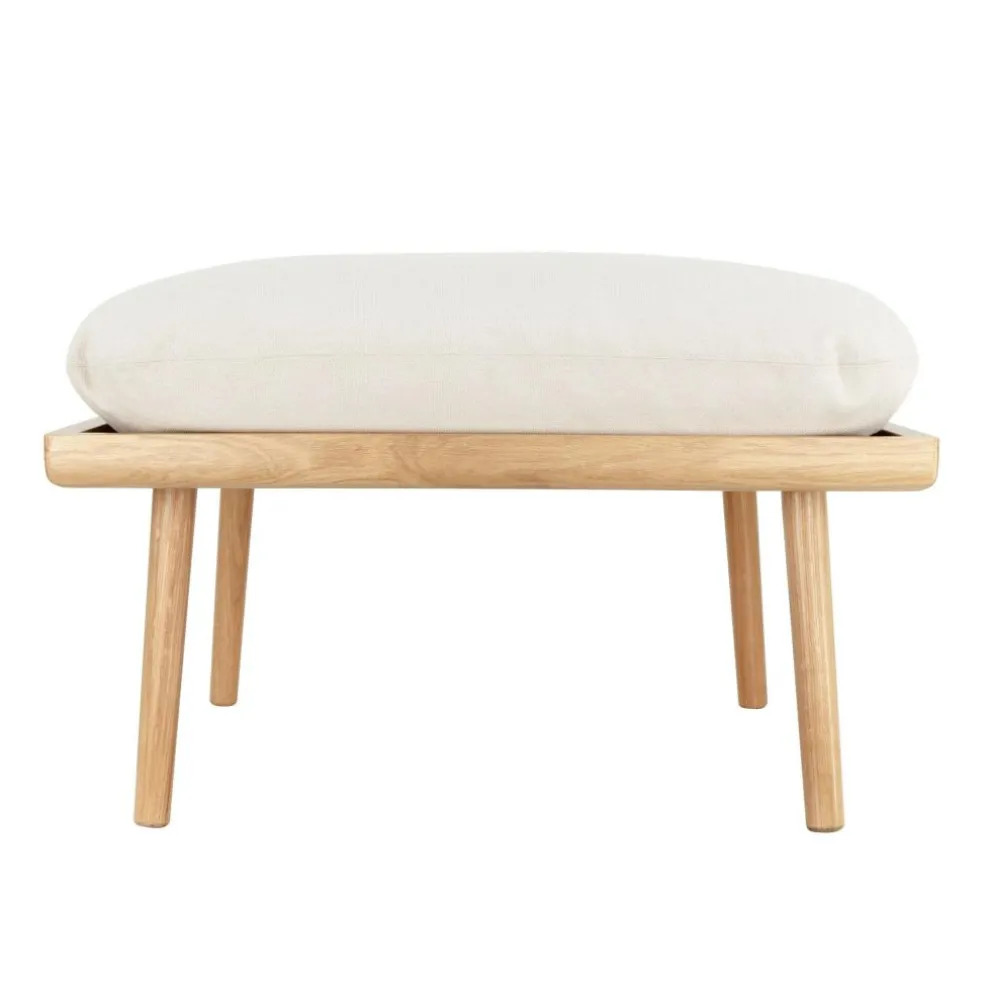Lounge Around Shuffle Pouf Gestell Eiche