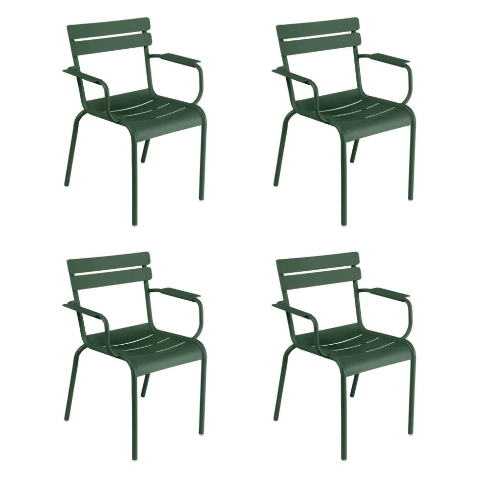 Luxembourg Gartenarmlehnstuhl 4er Set