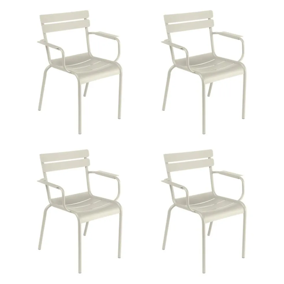 Luxembourg Gartenarmlehnstuhl 4er Set