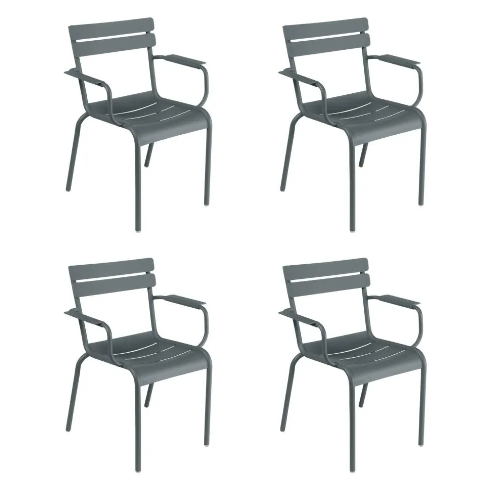 Luxembourg Gartenarmlehnstuhl 4er Set