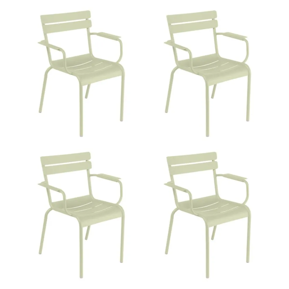 Luxembourg Gartenarmlehnstuhl 4er Set