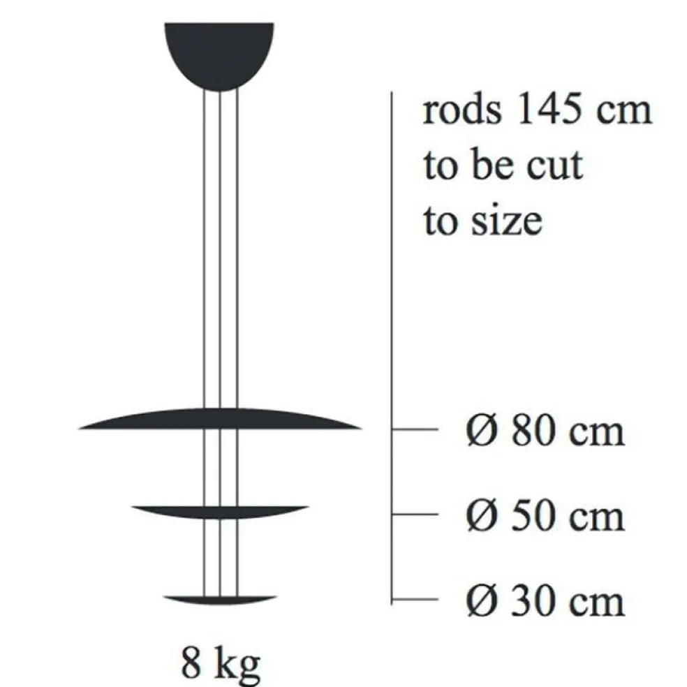 Macchina Della Luce I LED Pendelleuchte