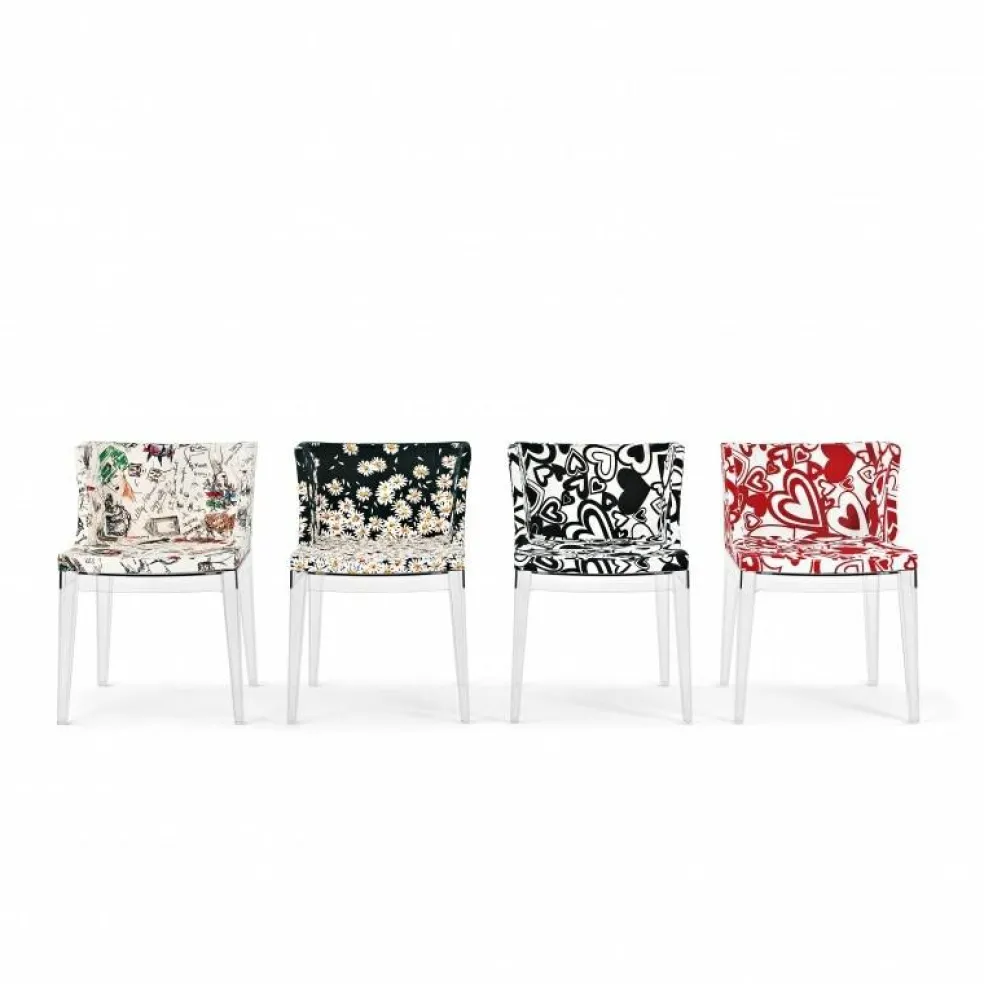 Mademoiselle Stuhl Gestell transparent