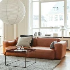 Mags Soft 2,5-Sitzer Sofa Leder mit niedriger Armlehne 238x103,5x67cm