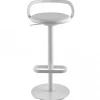 Mak S110 Barhocker Sitzfläche Leder 55-80cm