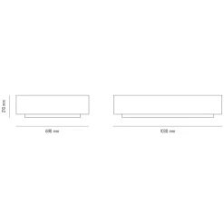 Mass Wide Couchtisch