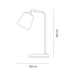 Material New Editions Tischleuchte Opalglas