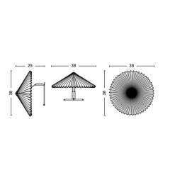 Matin LED Wandleuchte Ø 38cm