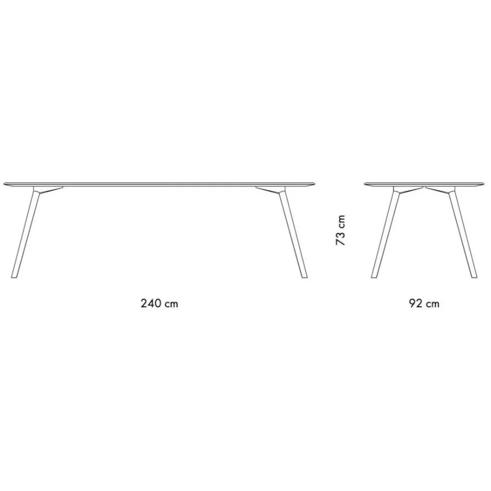 Meyer XLarge Esstisch 240x92x73cm