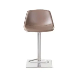 Miunn S104 Barhocker Sitzfläche Leder 75-100cm