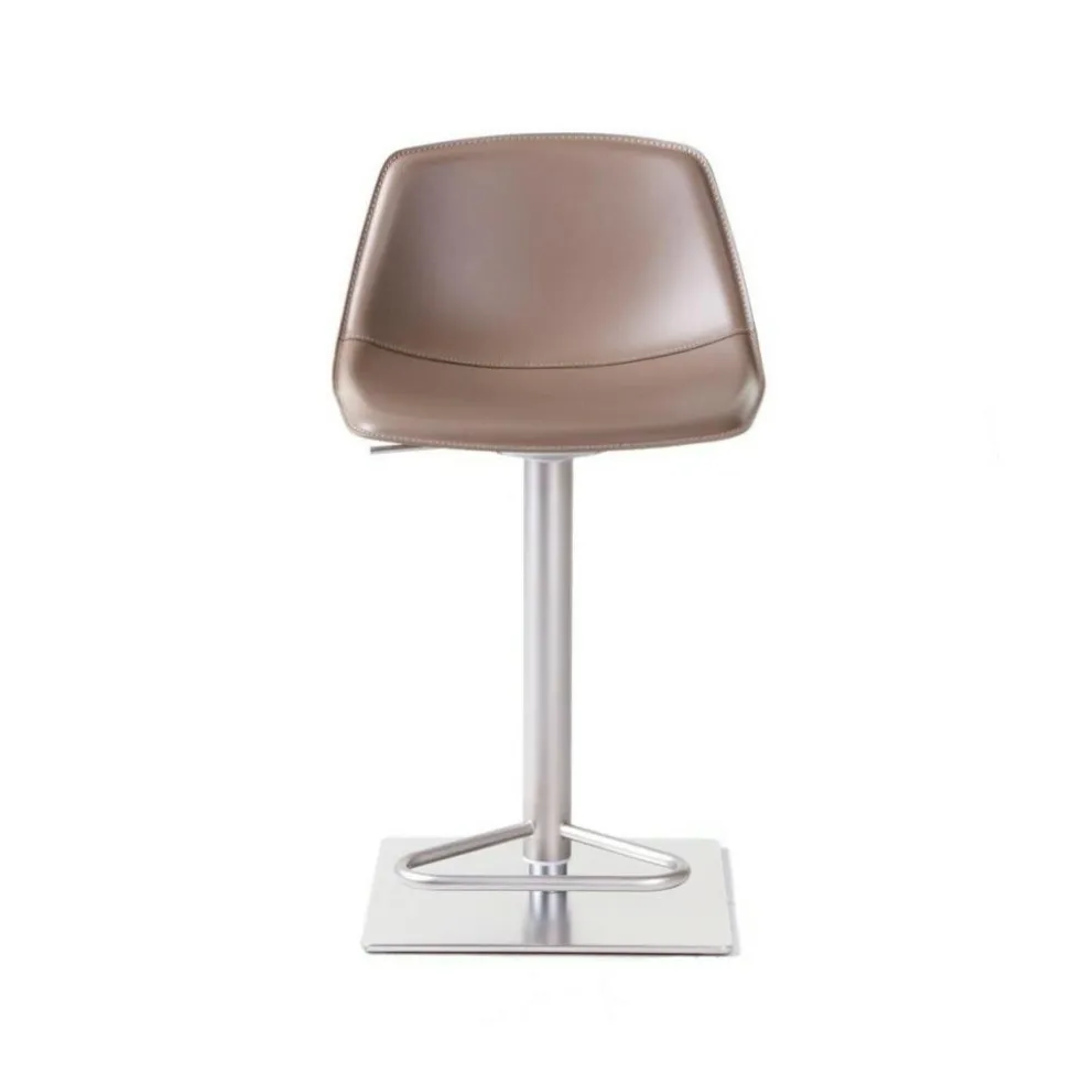 Miunn S104 Barhocker Sitzfläche Leder 75-100cm