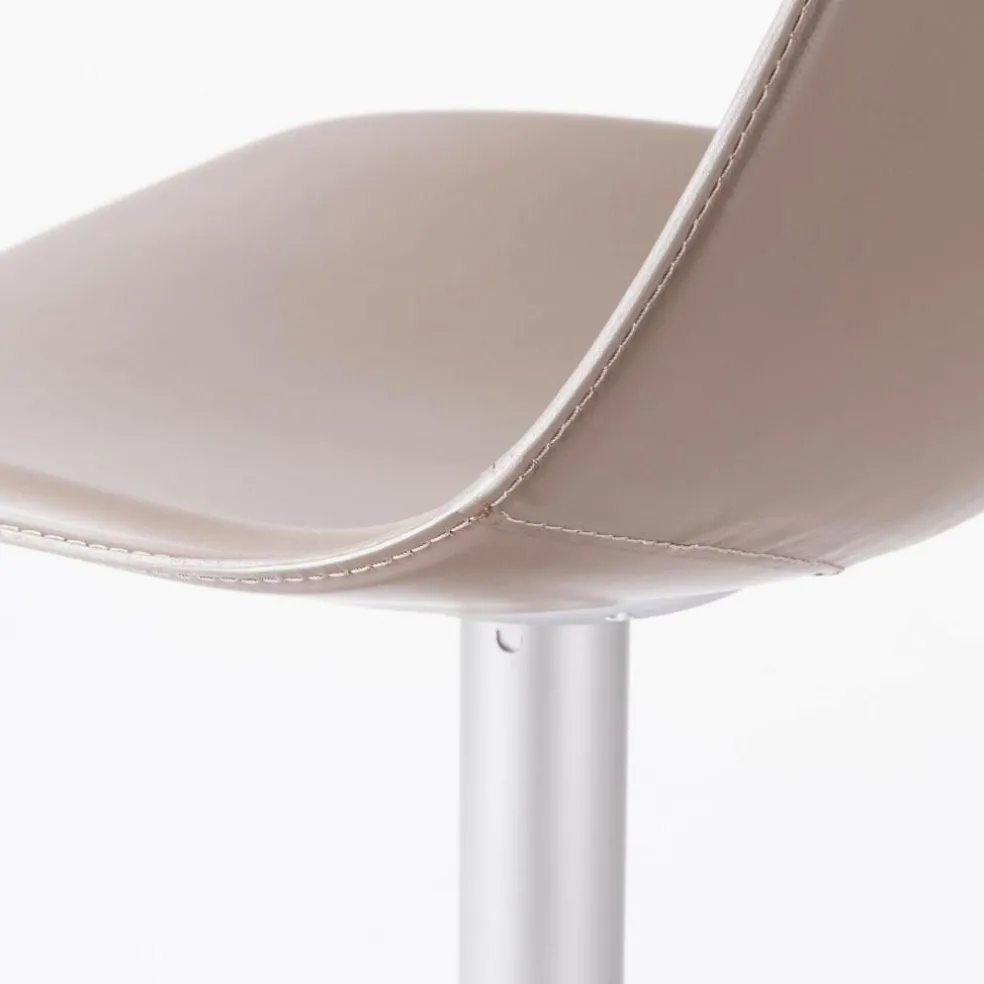 Miunn S104 Barhocker Sitzfläche Leder 75-100cm