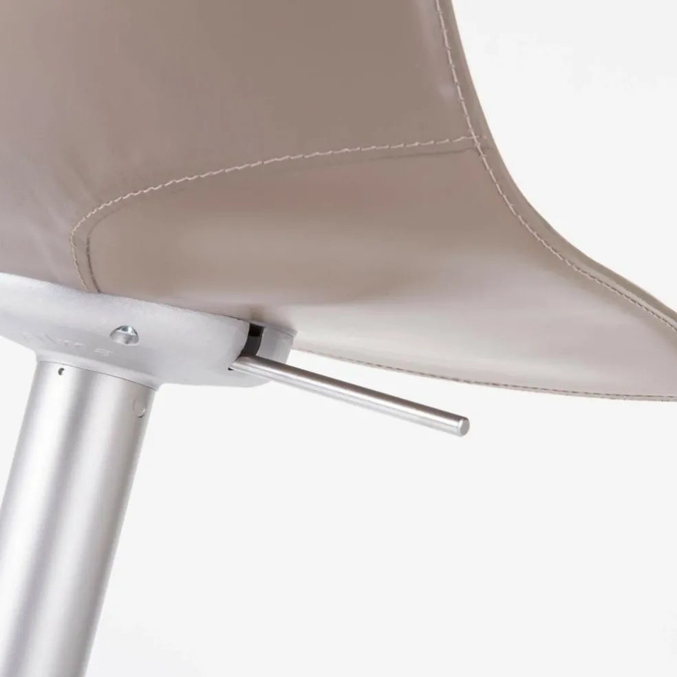 Miunn S104 Barhocker Sitzfläche Leder 75-100cm