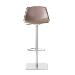 Miunn S104 Barhocker Sitzfläche Leder 75-100cm