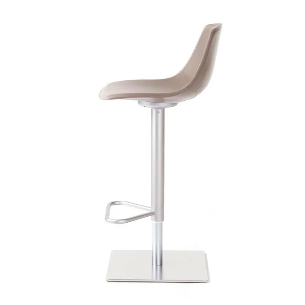 Miunn S104 Barhocker Sitzfläche Leder 75-100cm