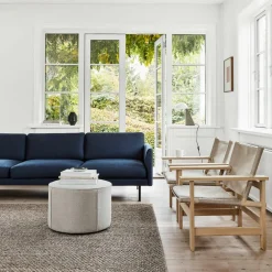 Mono Pouf Leinen
