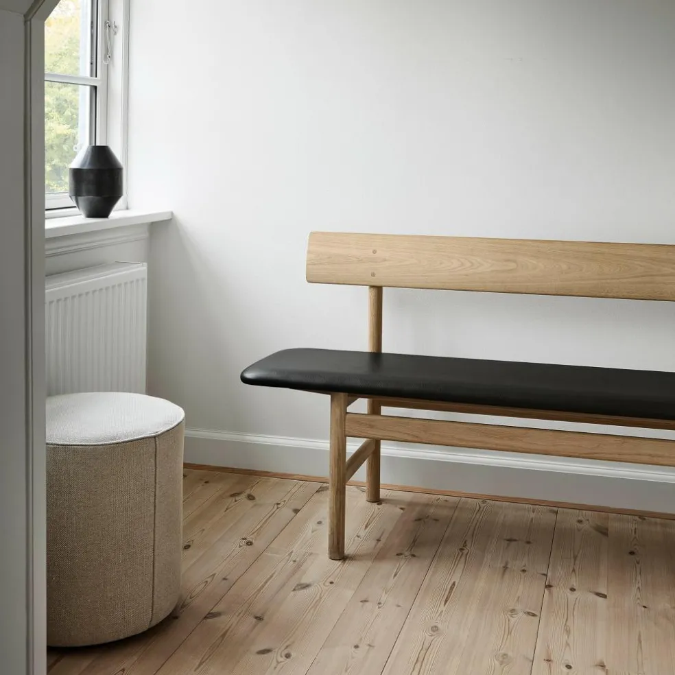 Mono Pouf Leinen